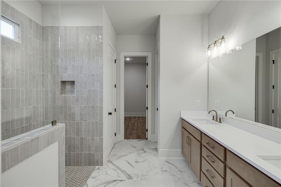 Furnished interior view inside a new home in , Statham (Image 10).