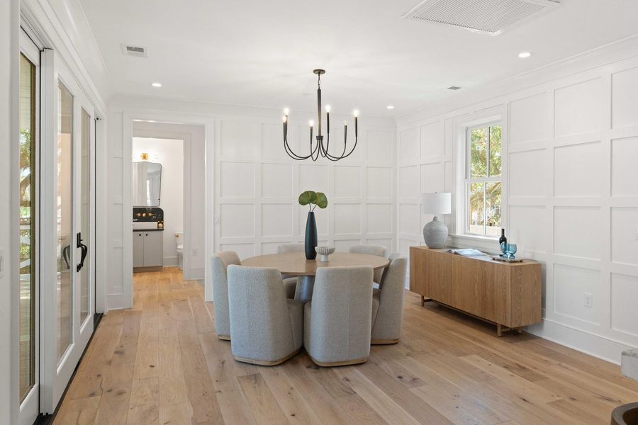 Furnished interior view inside a new home in , Isle Of Palms (Image 12). Furnished interior view inside a new home in , Isle Of Palms (Image 12).