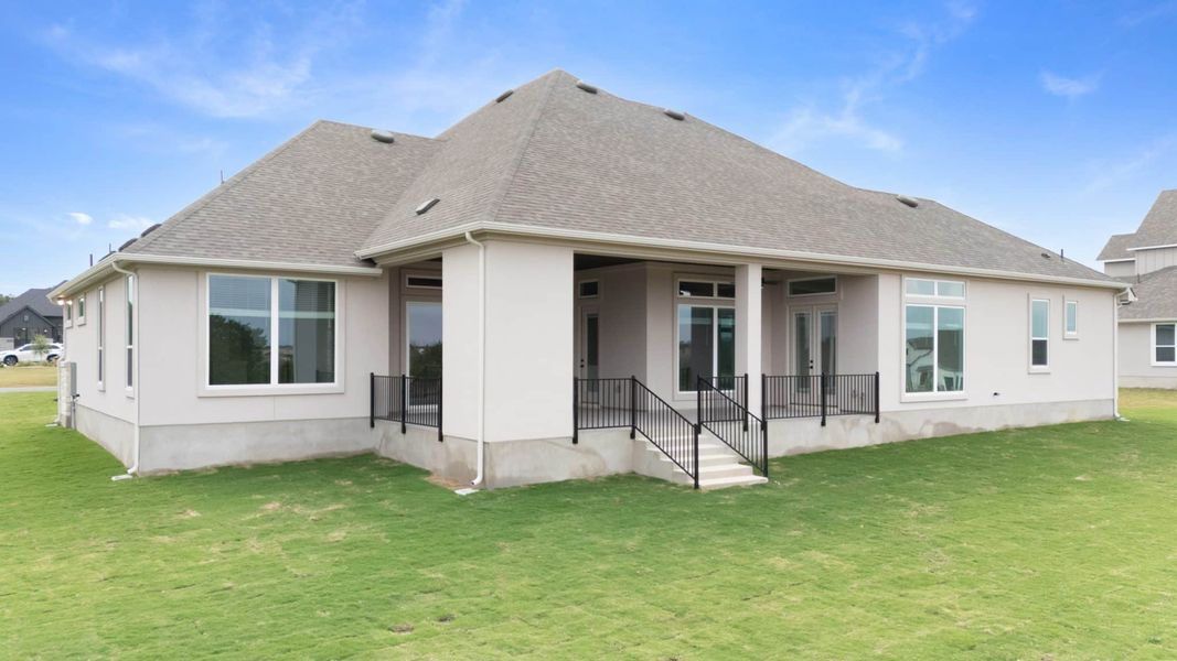 Exterior details and patio area of a home in Feathergrass, Florence (Image 38).