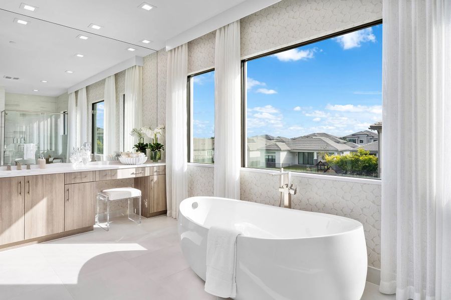 Representative furnished interior of a home built from the Solaris by GL Homes in Apex at Avenir, Palm Beach Gardens (Image 5). Representative furnished interior of a home built from the Solaris by GL Homes in Apex at Avenir, Palm Beach Gardens (Image 5).