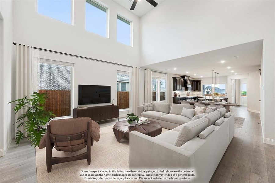 Furnished interior view inside a new home in Star Ranch, Godley (Image 12).