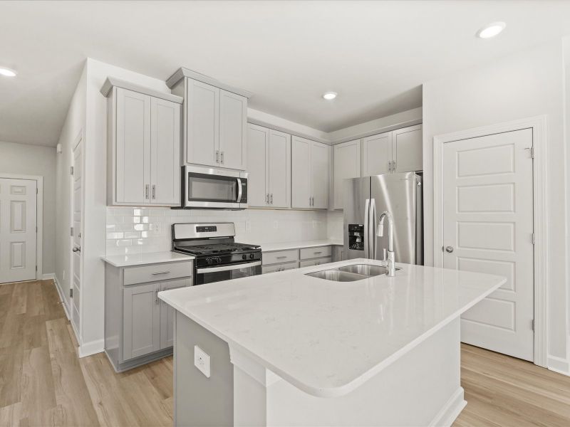 Furnished interior view inside a new home in Avalon Townes, Lyman (Image 4).