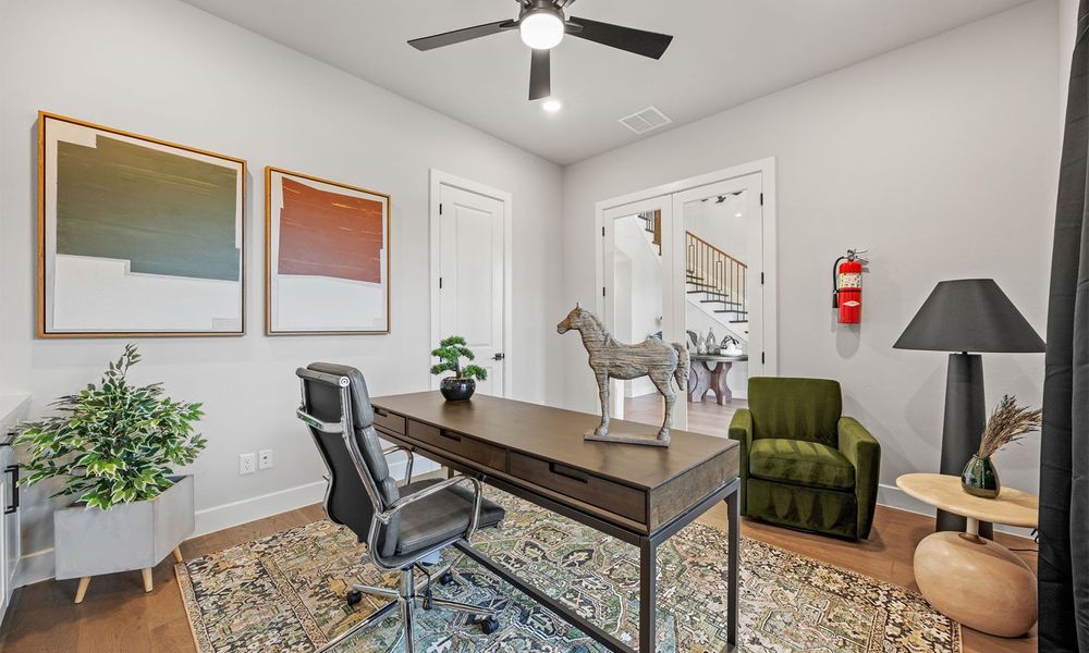 Representative furnished interior of a home built from the Rushmore by Cope Homes in Capitol Hill, Anna (Image 22).