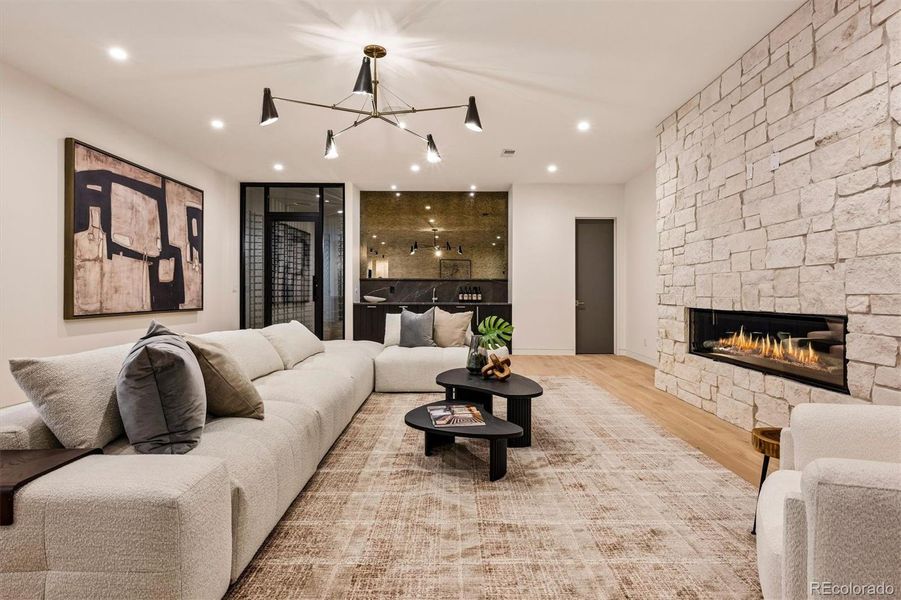 Furnished interior view inside a new home in , Denver (Image 7).