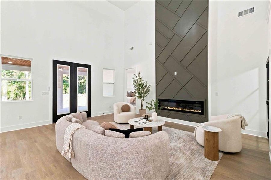 Furnished interior view inside a new home in , Griffin (Image 11).