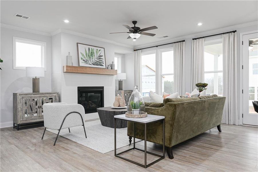 Furnished interior view inside a new home in Darlington, Loganville (Image 16).