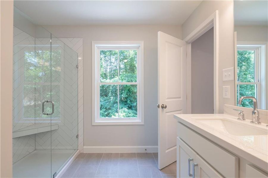 Furnished interior view inside a new home in River Walk Place, Lawrenceville (Image 12).