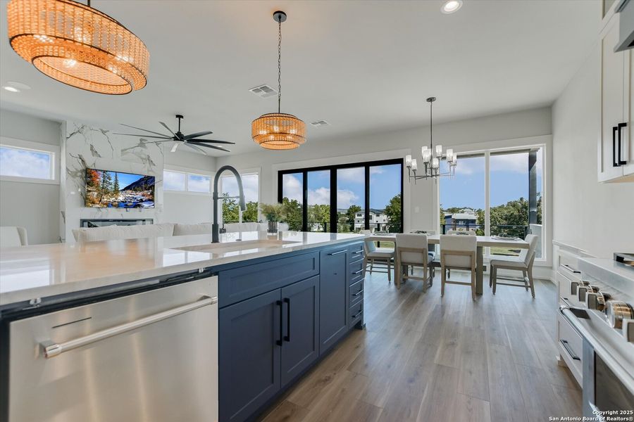 Furnished interior view inside a new home in , Kingsland (Image 10).