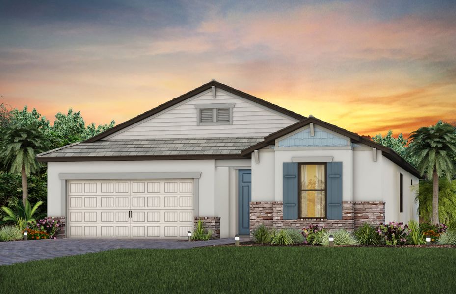 Exterior C2 with optional stone