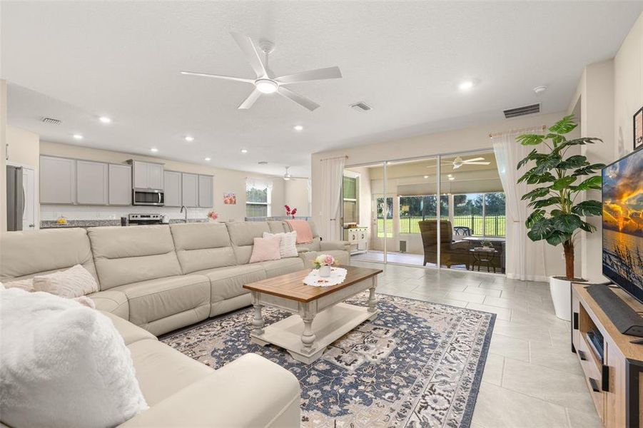 Furnished interior view inside a new home in Farm at Varrea, Plant City (Image 14). Furnished interior view inside a new home in Farm at Varrea, Plant City (Image 14).