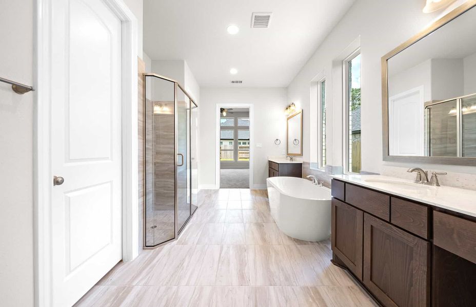 Representative furnished interior of a home built from the 3070AU by Ravenna Homes in Audubon 60′, Magnolia (Image 19).