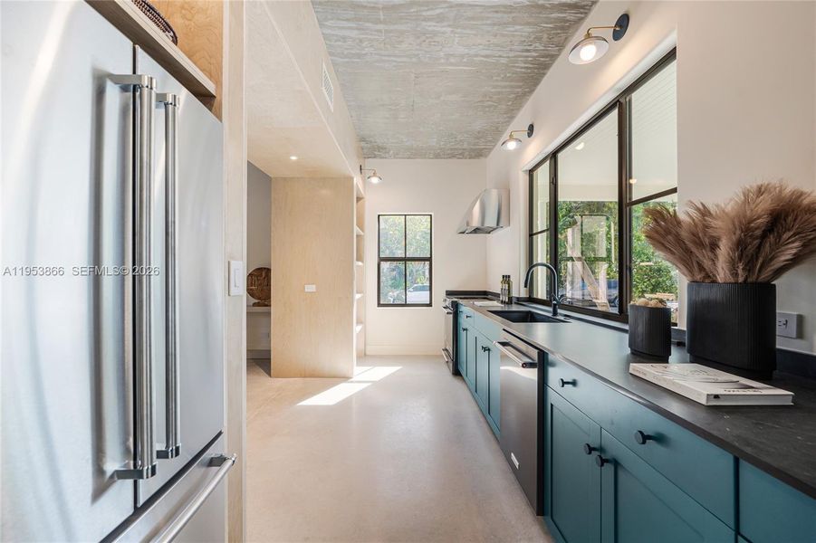 Furnished interior view inside a new home in , Miami (Image 8).