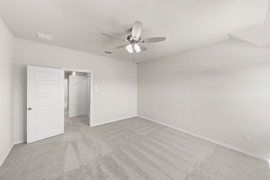 Front exterior of a new home in Sanger Circle, Sanger, TX, highlighting curb appeal (Image 2). Front exterior of a new home in Sanger Circle, Sanger, TX, highlighting curb appeal (Image 2).