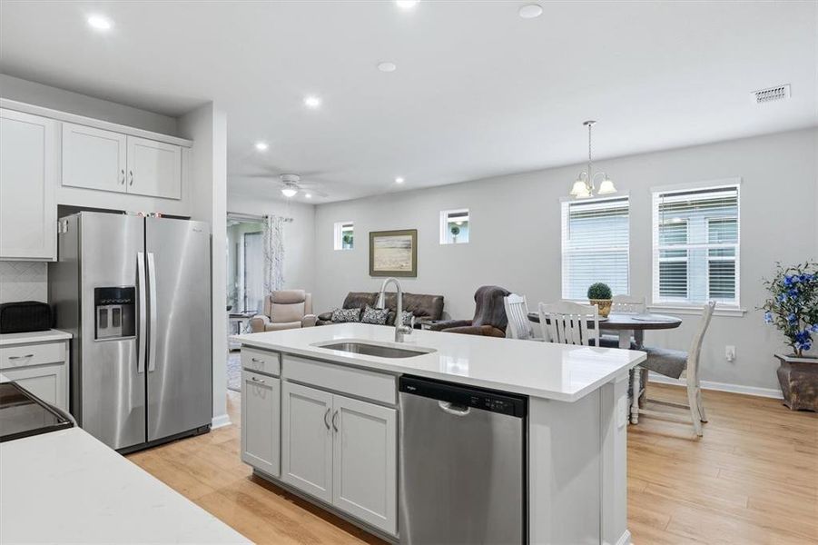Furnished interior view inside a new home in Wellen Park, Venice (Image 30).