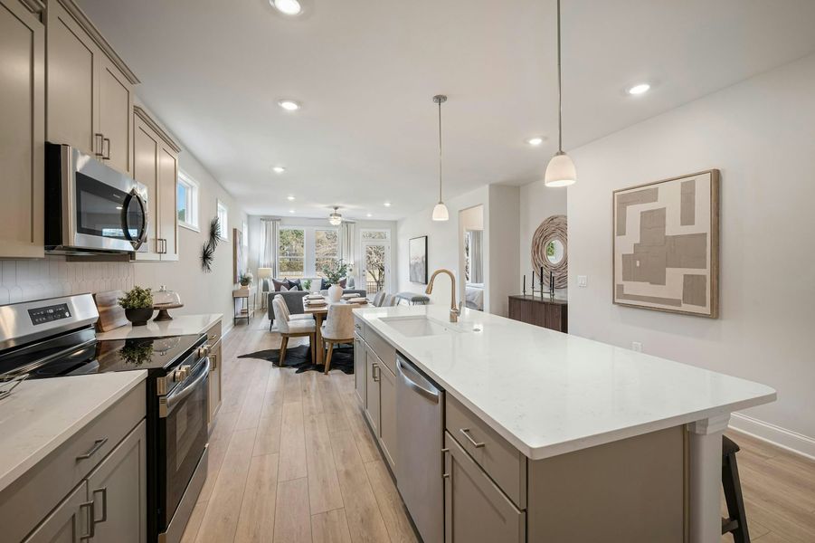 Representative furnished interior of a home built from the The Hawthorne by Windsong Properties in Harmony Walk, Cartersville (Image 21).
