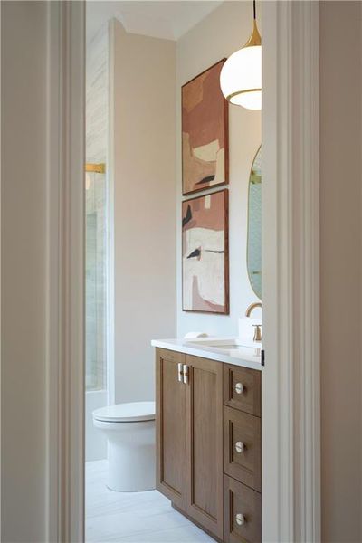 Furnished interior view inside a new home in , Atlanta (Image 9).