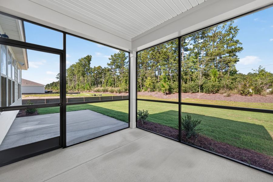 Exterior details and patio area of a home in Del Webb Charleston at Nexton, Summerville (Image 4).
