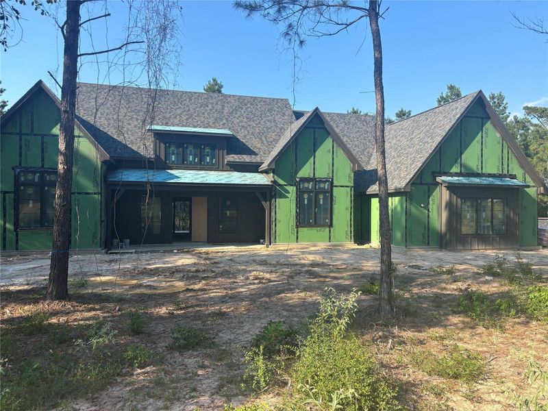 Front exterior of a new home in , Montgomery, TX, highlighting curb appeal (Image 9). Front exterior of a new home in , Montgomery, TX, highlighting curb appeal (Image 9).