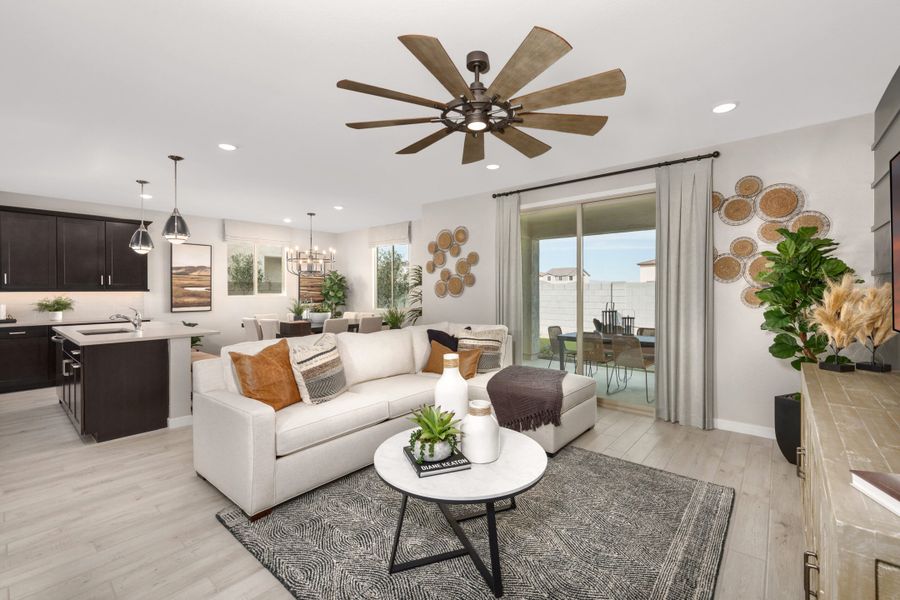 Great Room | Clementine | Mandarin at Citrus Park | New Homes in Goodyear, AZ | Landsea Homes