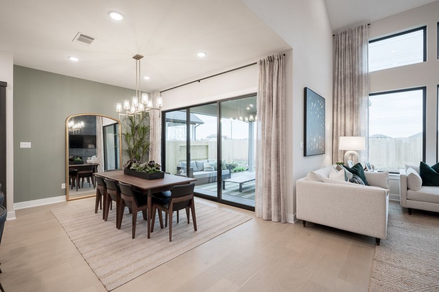 Representative furnished interior of a home built from the Barnhart by Tri Pointe Homes in Trillium, Richmond (Image 43).