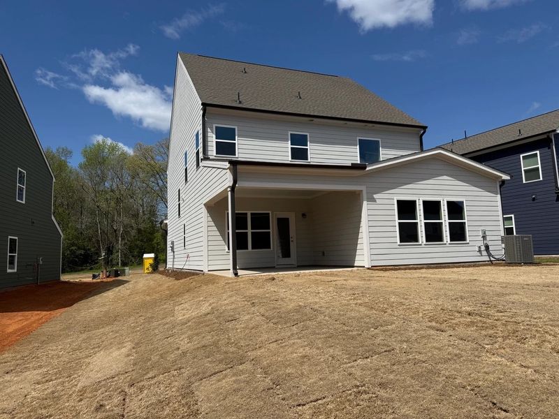 Exterior details and patio area of a home in Rowland's Grant, Fuquay Varina (Image 18).
