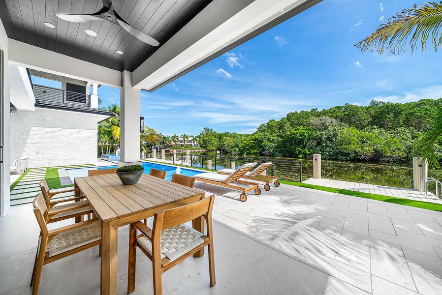 Furnished interior view inside a new home in , Boca Raton (Image 12).