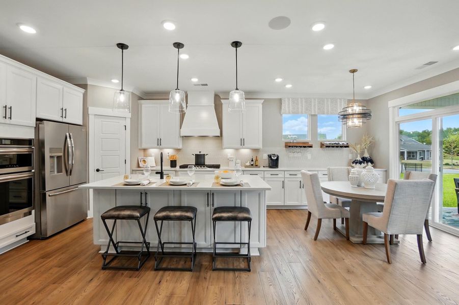 Furnished interior view inside a new home in Heritage - 55+ Community, Indian Trail (Image 12).