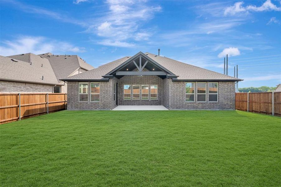 Exterior details and patio area of a home in Wellington, Haslet (Image 21). Exterior details and patio area of a home in Wellington, Haslet (Image 21).