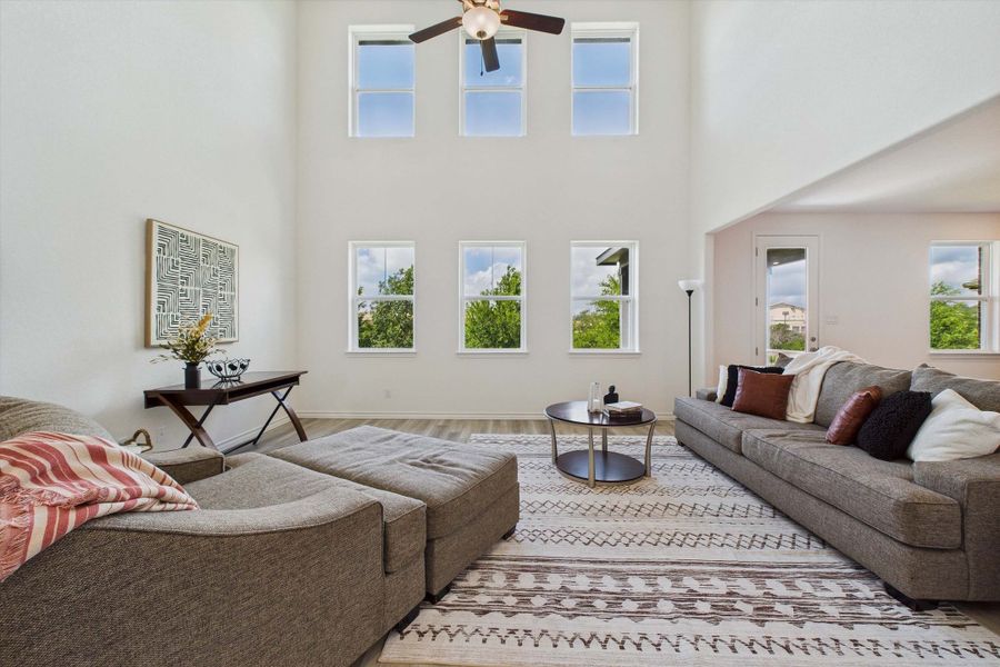 Representative furnished interior of a home built from the The Danbury I by Davidson Homes LLC in The Reserve at Potranco Oaks, Castroville (Image 18).