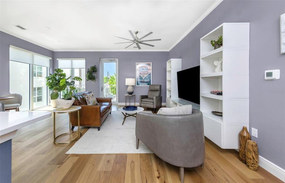 Furnished interior view inside a new home in Castille Urbana, St. Petersburg (Image 14).