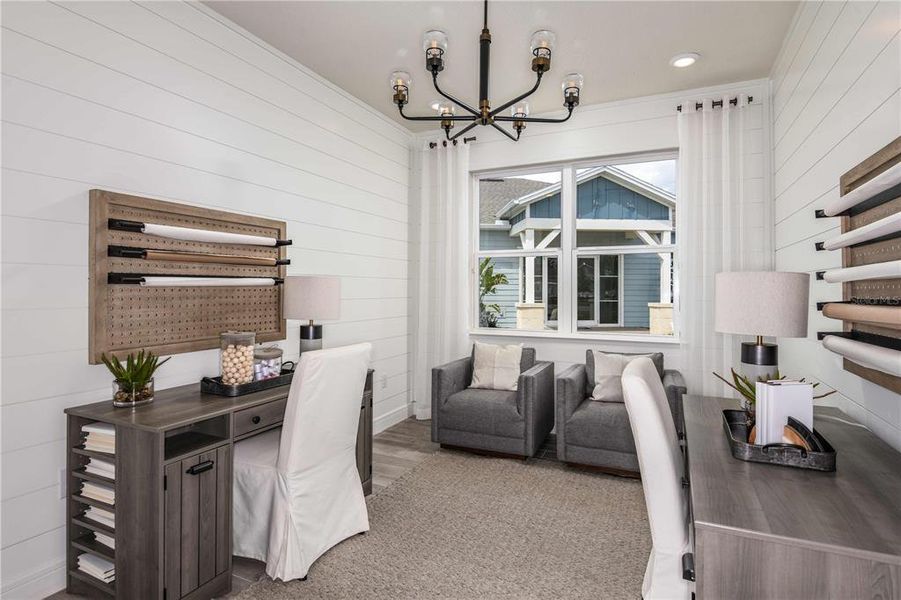 Furnished interior view inside a new home in Del Webb Sunbridge, St. Cloud (Image 22).