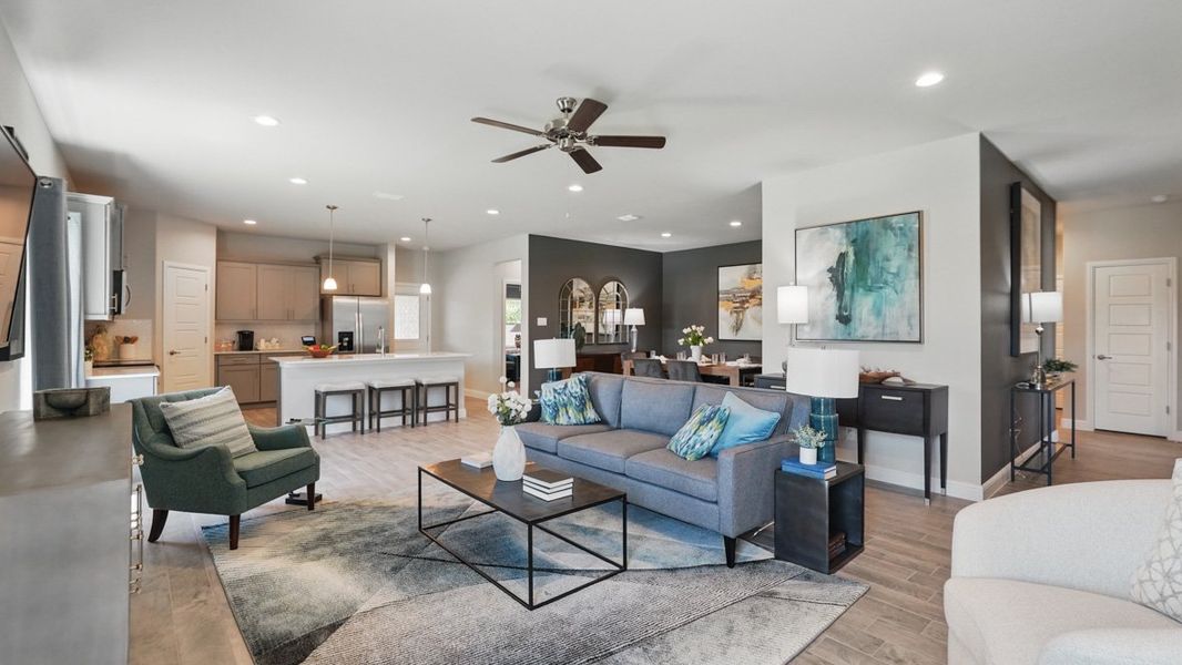 Furnished interior view inside a new home in Eden Ranch, Arlington (Image 16).