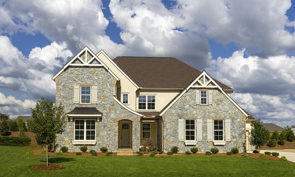 Representative exterior photo of a completed home built from the Napa SL by Classica Homes in Arden Mill, Fort Mill, SC (Image 36).
