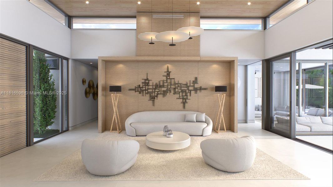 Furnished interior view inside a new home in , Pinecrest (Image 4).