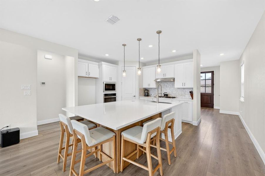 Furnished interior view inside a new home in South Oak, Lakewood Village (Image 7).