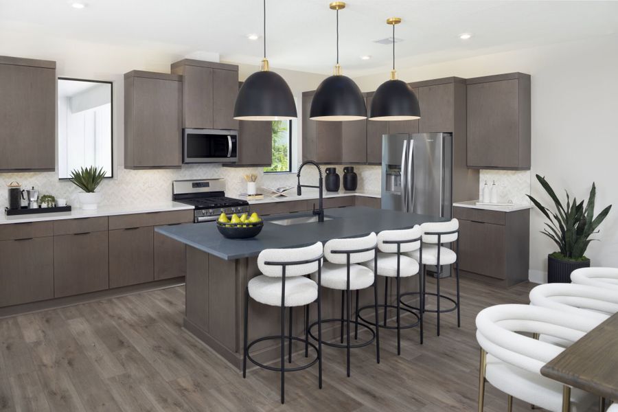 Representative furnished interior of a home built from the Gloriosa by Mattamy Homes in Newfield - Rosette Park, Palm City (Image 7).