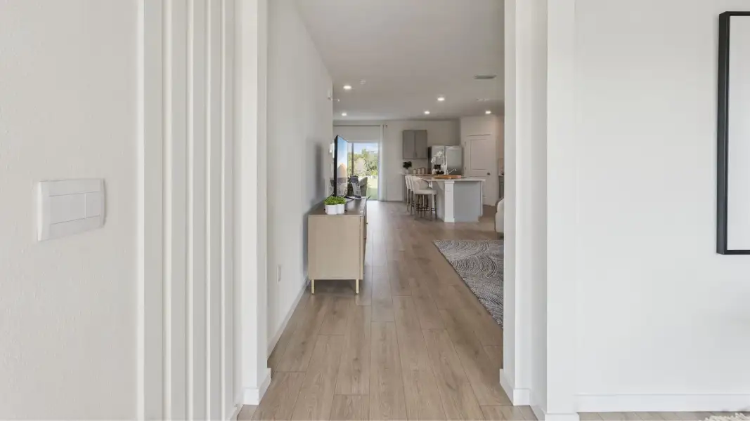 Furnished interior view inside a new home in Crossroads at Kelly Park, Apopka (Image 4).