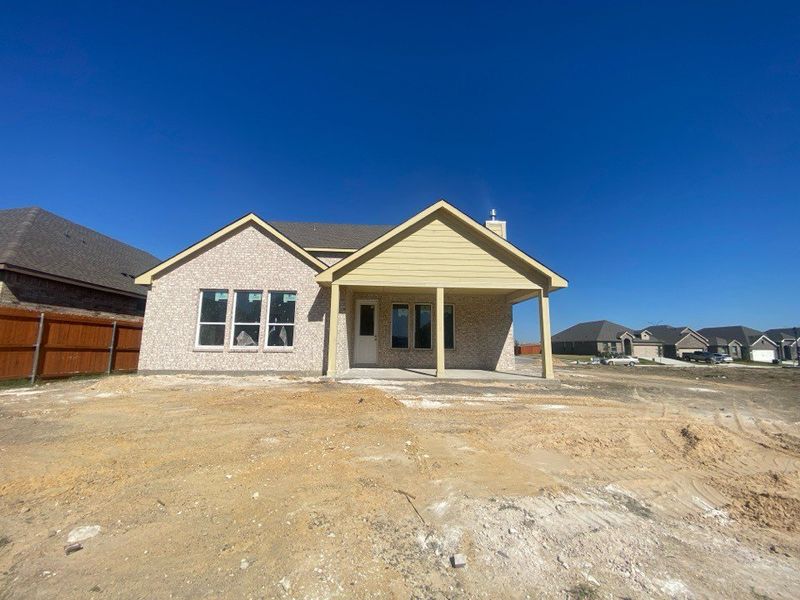 In-progress construction of a new home in Morningstar, Aledo, TX (Image 16). In-progress construction of a new home in Morningstar, Aledo, TX (Image 16).