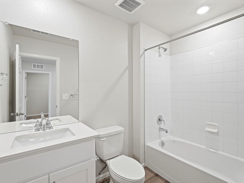 Furnished interior view inside a new home in York Station, Thornton (Image 8).