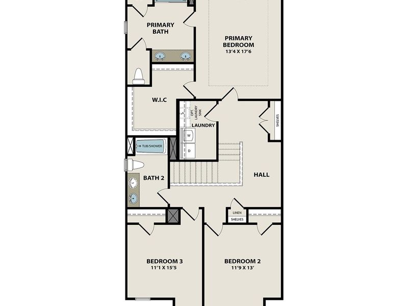 2D floor plan layout of this home in Lake Park Villas, Wylie, TX (Image 6). 2D floor plan layout of this home in Lake Park Villas, Wylie, TX (Image 6).
