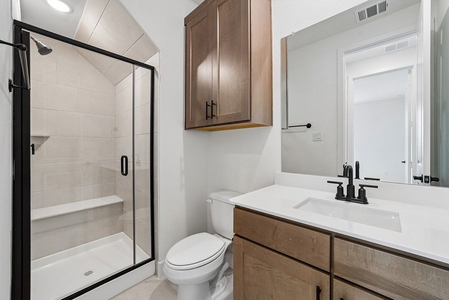 Representative furnished interior of a home built from the Ellis by Landon Homes in Fields - East Village, Frisco (Image 12).