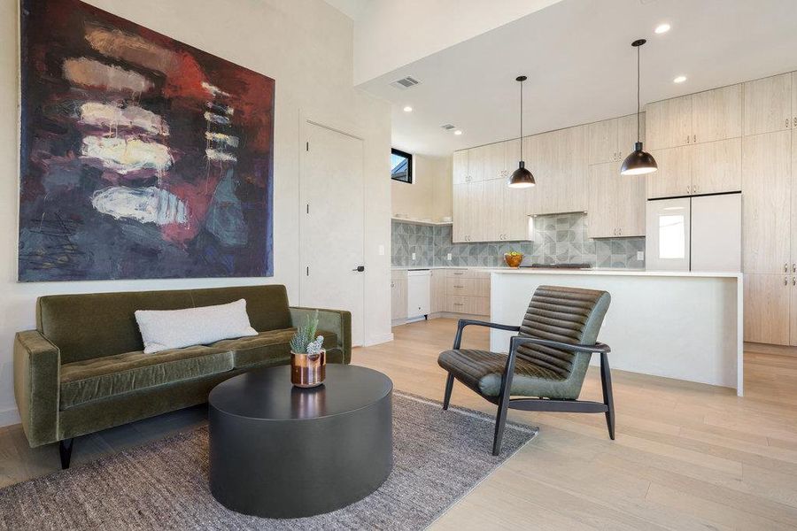 Furnished interior view inside a new home in , Austin (Image 15).