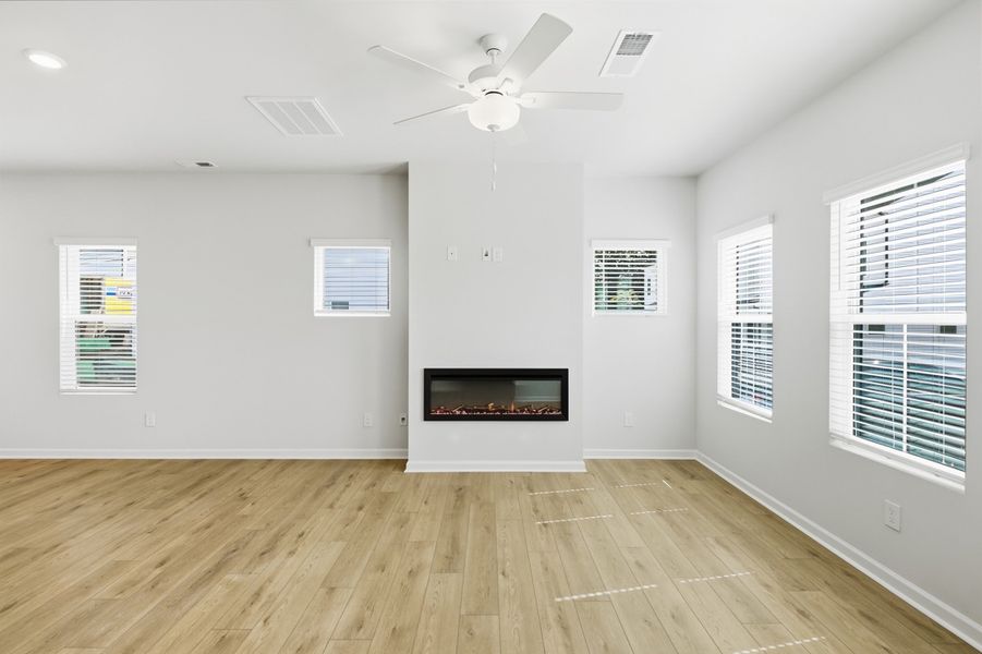 Spacious, unfurnished interior of a new home in Nichols Landing, Charlotte (Image 12). Spacious, unfurnished interior of a new home in Nichols Landing, Charlotte (Image 12).