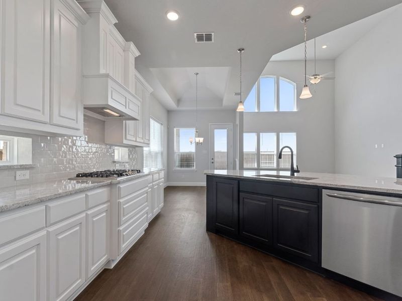 Representative furnished interior of a home built from the Weston by Landon Homes in East Village - Classic Series, Frisco (Image 12). Representative furnished interior of a home built from the Weston by Landon Homes in East Village - Classic Series, Frisco (Image 12).