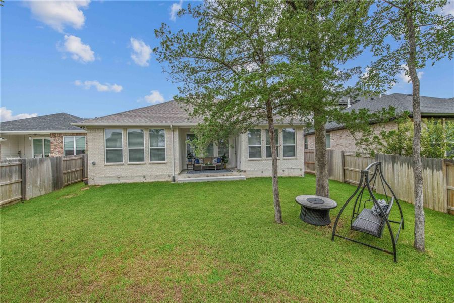 Exterior details and patio area of a home in , College Station (Image 24). Exterior details and patio area of a home in , College Station (Image 24).