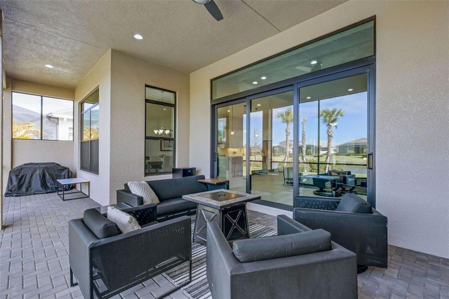 Exterior details and patio area of a home in Artistry Sarasota, Sarasota (Image 26).