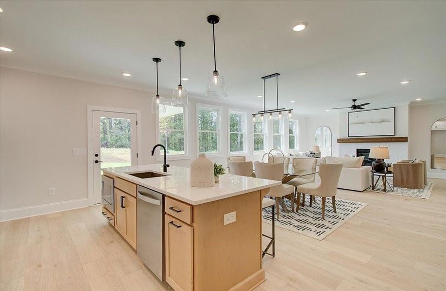 Furnished interior view inside a new home in , Acworth (Image 6). Furnished interior view inside a new home in , Acworth (Image 6).