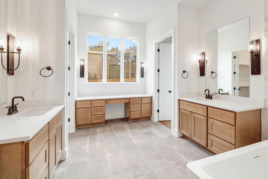 Furnished interior view inside a new home in Parkside On The River, Georgetown (Image 9).