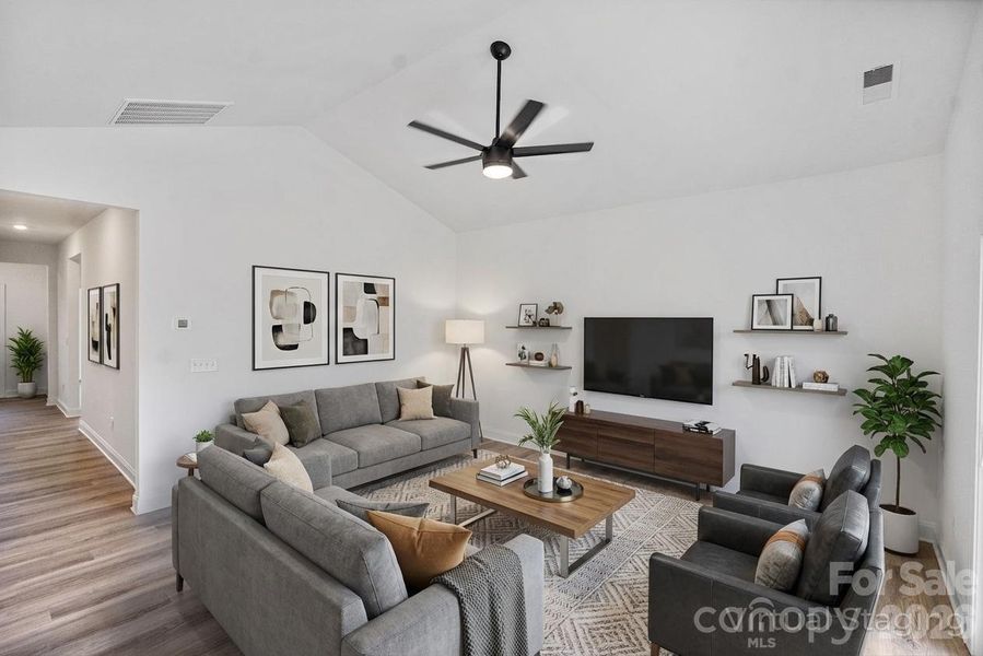 Furnished interior view inside a new home in , Lawndale (Image 18).