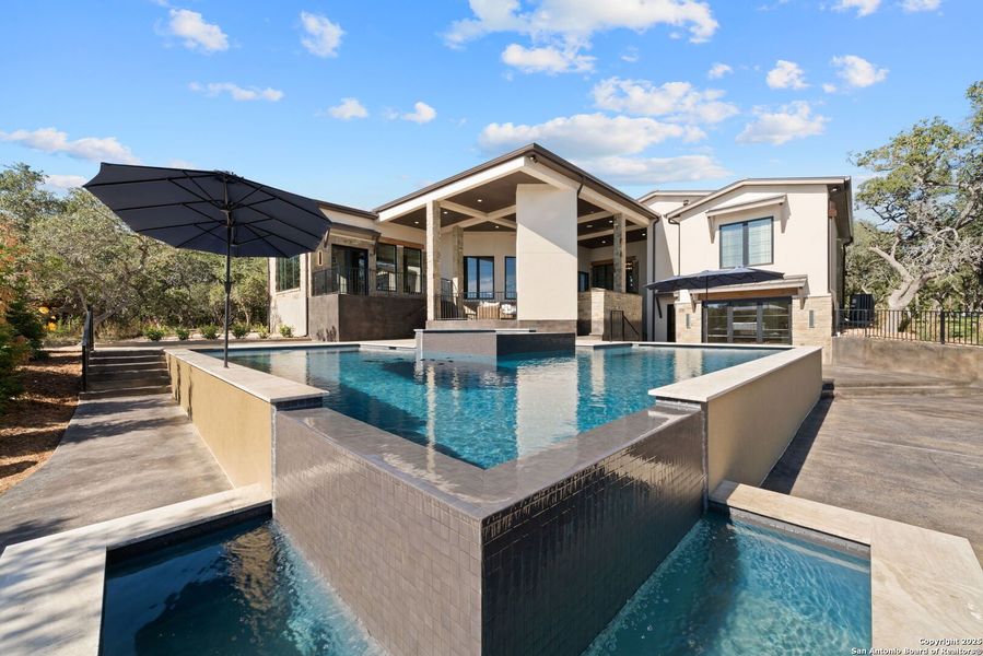 Front exterior of a new home in , Bulverde, TX, highlighting curb appeal (Image 29). Front exterior of a new home in , Bulverde, TX, highlighting curb appeal (Image 29).